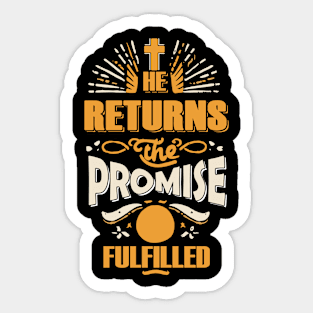 He returns Sticker